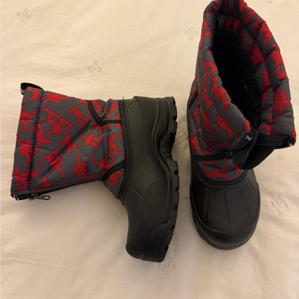 Northside Thinsulate Red and Black Insulated Snow Boots